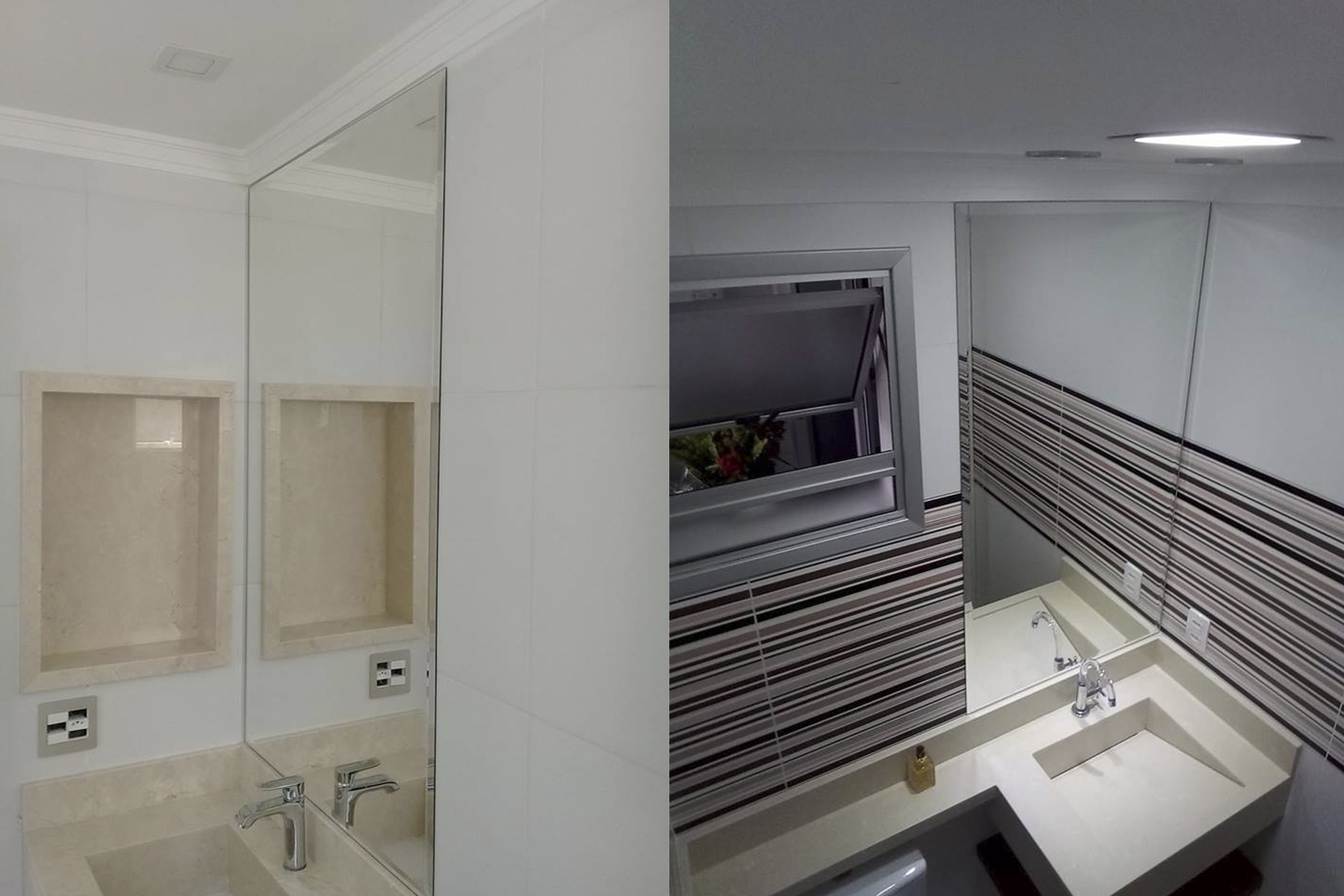 espelhos para banheiros salas quartos corredores cozinhas de apartamento