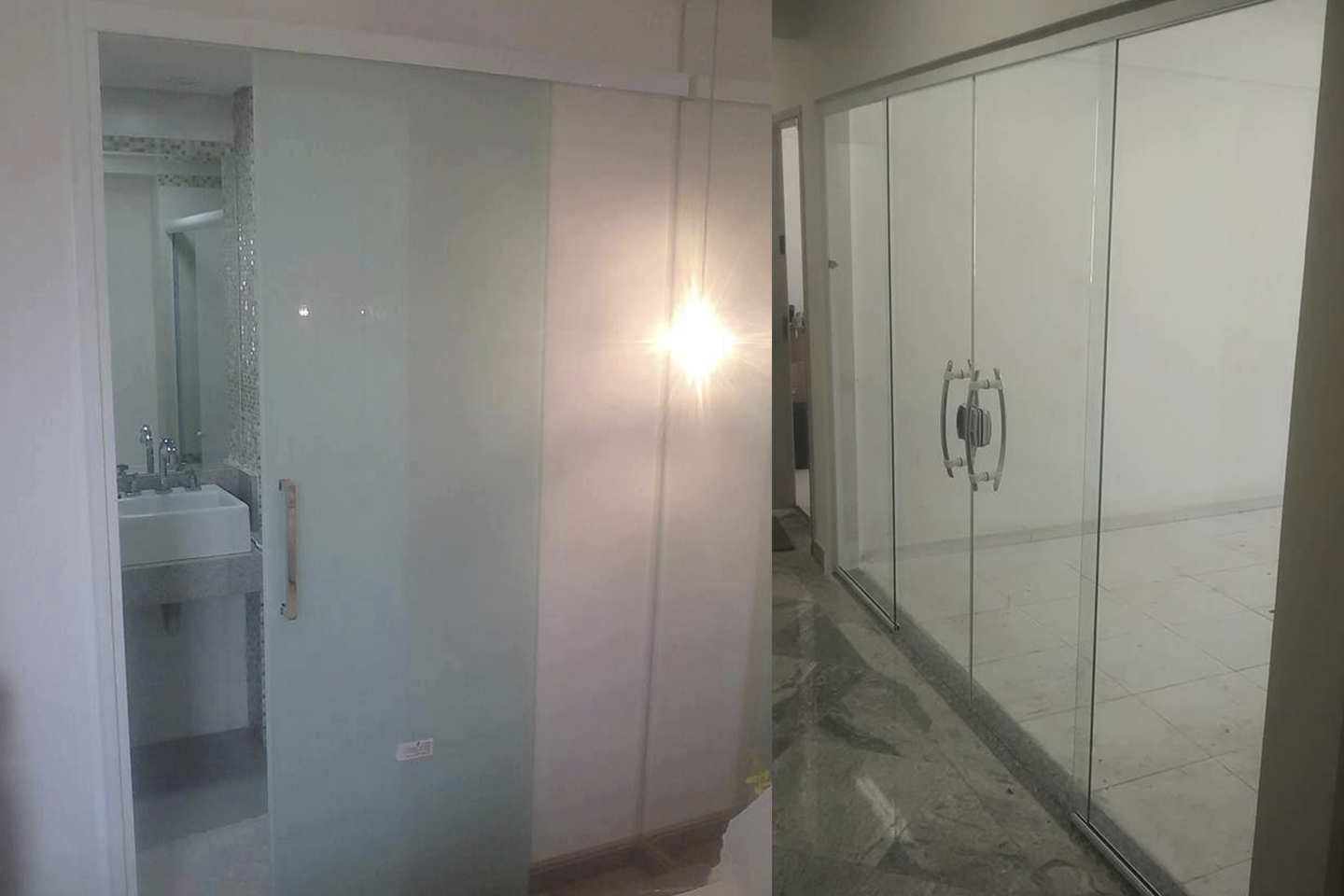 portas de vidro kalflex